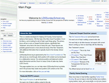 Tablet Screenshot of ldssundayschool.org